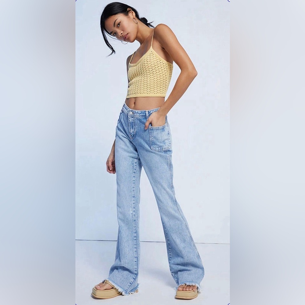 Free people low-rise jeans